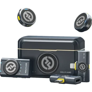 Hollyland Lark M2 Duo Wireless Combo Microphone System (Black)