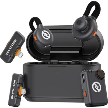 Hollyland Lark M2S Ultimate Combo 2‑Person Wireless Microphone System (Space Gray)