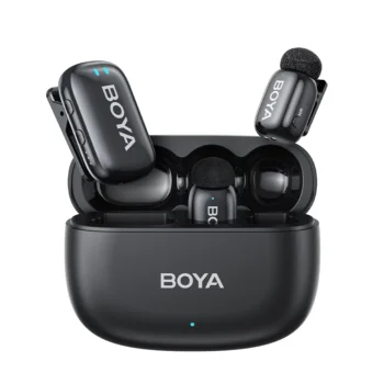 BOYA Mini-18 Tiny Wireless Microphone System 2-Person With 3.5mm For Cameras