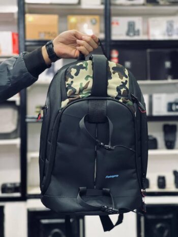 شنطة Foto Pro الاحترافية – سعة لكاميرتين ولابتوب كبير مع حماية متكاملة